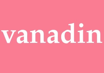 Synonym vanadin