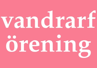 Synonym vandrarförening
