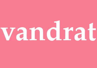 Synonym vandrat