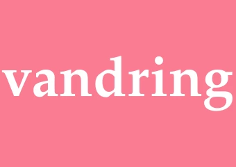Synonym vandring