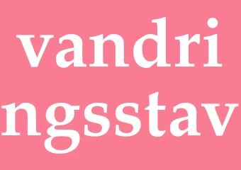 Synonym vandringsstav