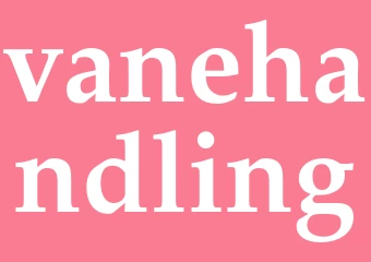 Synonym vanehandling