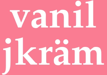 Synonym vaniljkräm