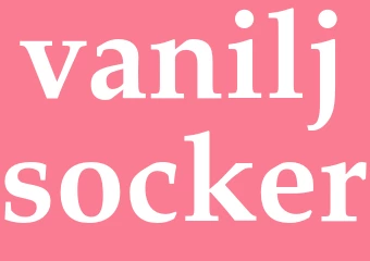 Synonym vaniljsocker