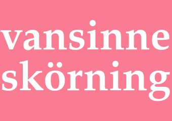 Synonym vansinneskörning