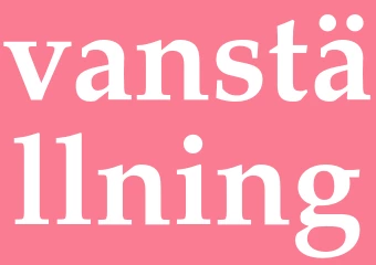 Synonym vanställning