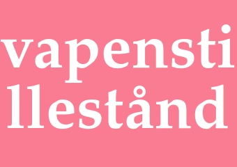 Synonym vapenstillestånd