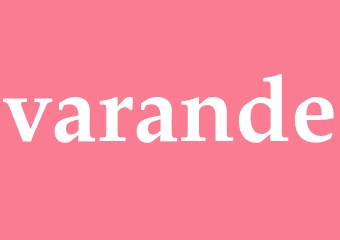 Synonym varande
