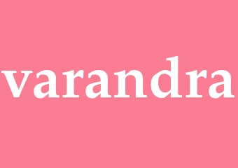 Synonym varandra