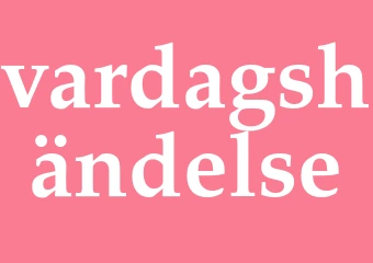 Synonym vardagshändelse