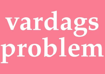 Synonym vardagsproblem
