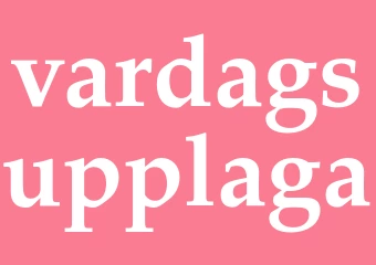 Synonym vardagsupplaga