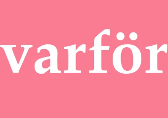 Synonym varför