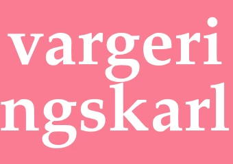 Synonym vargeringskarl
