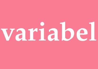 Synonym variabel