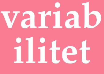 Synonym variabilitet