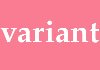 Synonym variant