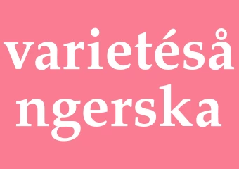 Synonym varietésångerska