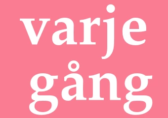 Synonym varje gång