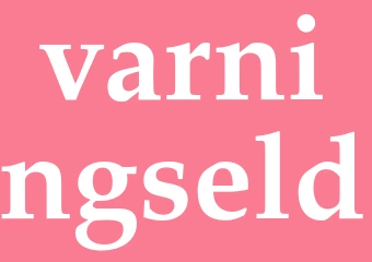 Synonym varningseld