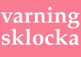Synonym varningsklocka