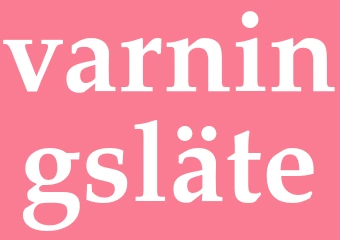Synonym varningsläte