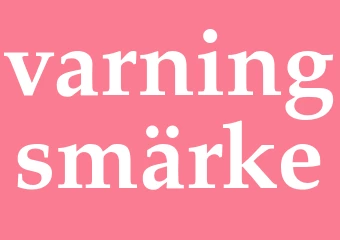 Synonym varningsmärke