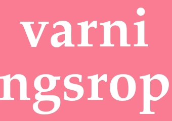 Synonym varningsrop
