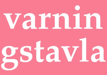 Synonym varningstavla