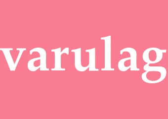 Synonym varulag