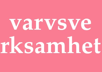 Synonym varvsverksamhet