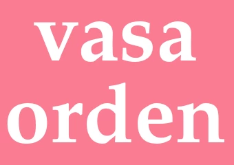 Synonym vasaorden