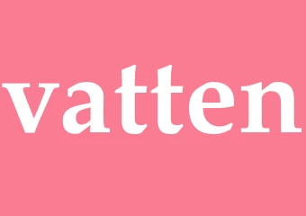 Synonym vatten
