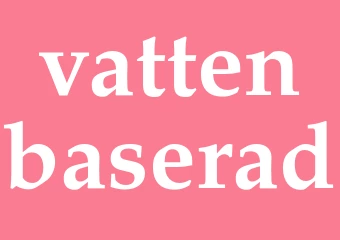 Synonym vattenbaserad