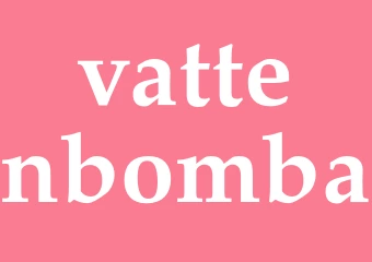 Synonym vattenbomba
