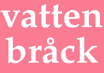 Synonym vattenbråck