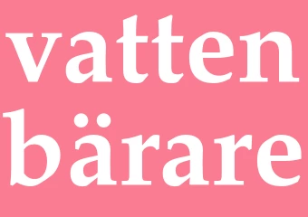 Synonym vattenbärare