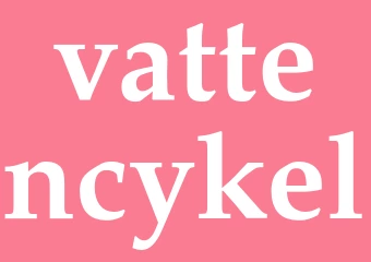 Synonym vattencykel