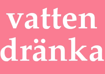Synonym vattendränka