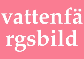 Synonym vattenfärgsbild