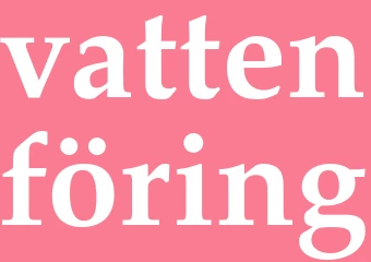 Synonym vattenföring