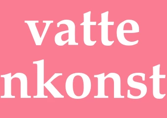 Synonym vattenkonst