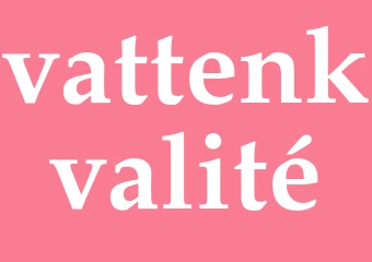Synonym vattenkvalité