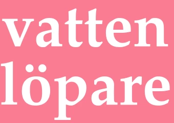 Synonym vattenlöpare
