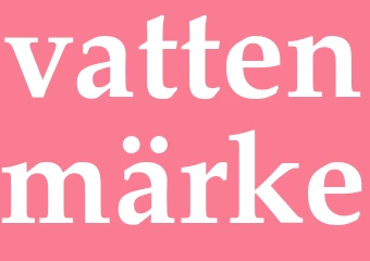 Synonym vattenmärke