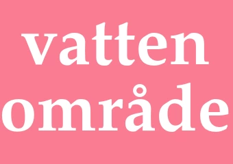 Synonym vattenområde