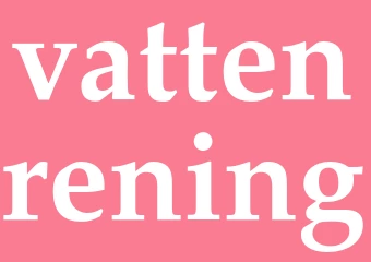 Synonym vattenrening