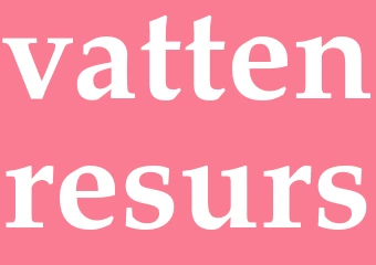 Synonym vattenresurs