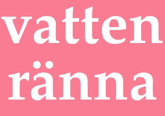 Synonym vattenränna