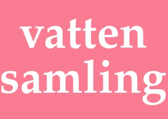 Synonym vattensamling